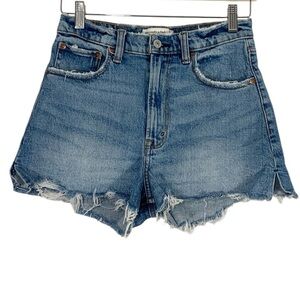 Abercrombie & Fitch The Cutoff High Rise Shorts Size 25